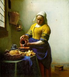Vermeer, Kitchen Maid, Rijksmuseum