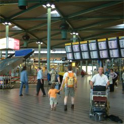 Schiphol Plaza, airport in Amsterdam