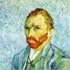 Self portrait of Vincent van Gogh