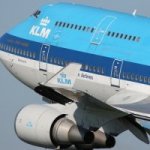 KLM boeing airplane