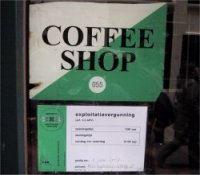 Coffee shop in Amsterdam with a license