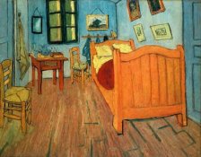 The Bedroom in Arles by van Gogh